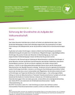 Sicherung der Grundrechte als Aufgabe der Volksanwaltschaft