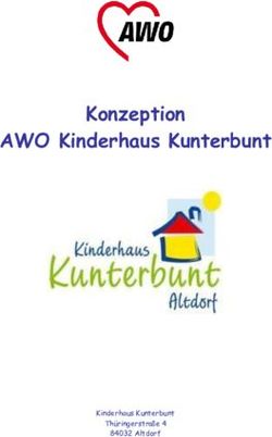 Konzeption AWO Kinderhaus Kunterbunt - Kinderhaus Kunterbunt Thüringerstraße 4 84032 Altdorf