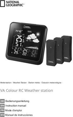 VA Colour RC Weather station - DE Bedienungsanleitung EN Instruction manual FR Mode d'emploi ES Manual de instrucciones - Bresser