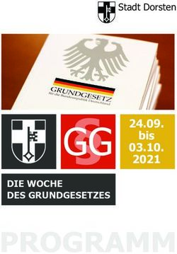 24.09. bis 03.10. 2021 - DIE WOCHE DES GRUNDGESETZES - Stadt Dorsten