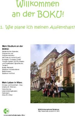 Willkommen an der BOKU! - Wie plane ich meinen Aufenthalt?