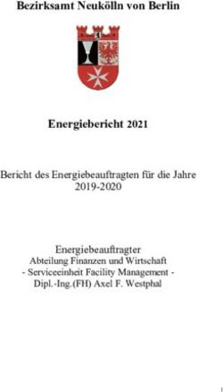 Bezirksamt Neuk&ouml;lln von Berlin Energiebericht 2021 - Bericht des Energiebeauftragten f&uuml;r die Jahre