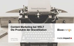 Content Marketing bei WELT Die Produkte der BrandStation - Media Impact
