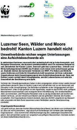 Luzerner Seen, Wälder und Moore bedroht! Kanton Luzern handelt nicht - Ärztinnen und Ärzte ...