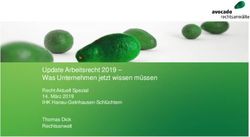 Update Arbeitsrecht 2019 - Was Unternehmen jetzt wissen m&uuml;ssen - Recht Aktuell Spezial 14. M&auml;rz 2019 IHK Hanau-Gelnhausen-Schl&uuml;chtern Thomas Dick ...