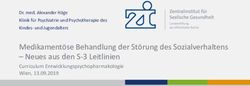 Medikament&ouml;se Behandlung der St&ouml;rung des Sozialverhaltens - Neues aus den S-3 Leitlinien - Curriculum Entwicklungspsychopharmakologie Wien, 13.09.2019