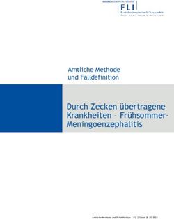 Durch Zecken &uuml;bertragene Krankheiten - Fr&uuml;hsommer-Meningoenzephalitis - Amtliche Methode und Falldefinition - OpenAgrar