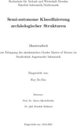 Semi-autonome Klassifizierung arch&auml;ologischer Strukturen