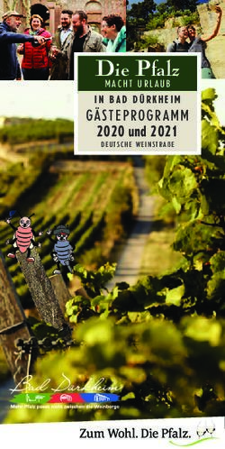 Die Pfalz 2020 und 2021 - IN BAD DÜRKHEIM - Bad Dürkheim