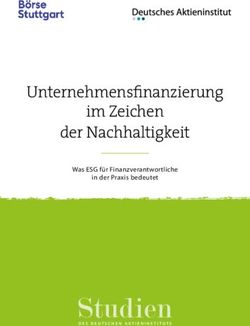 Studien - Unternehmensfinanzierung im Zeichen der Nachhaltigkeit