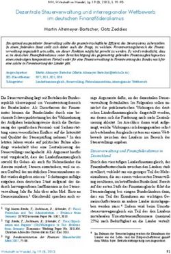 Dezentrale Steuerverwaltung und interregionaler Wettbewerb im deutschen Finanzf&ouml;deralismus