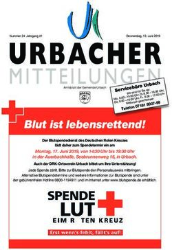 Blut ist lebensrettend! - Gemeinde Urbach