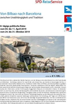 Von Bilbao nach Barcelona - zwischen Unabh&auml;ngigkeit und Tradition 8- t&auml;gige politische Reise vom 04. bis 11. April 2019 vom 24. bis 31. Oktober ...