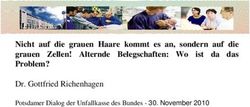 Nicht auf die grauen Haare kommt es an, sondern auf die grauen Zellen! Alternde Belegschaften: Wo ist da das Problem? - Dr. Gottfried Richenhagen