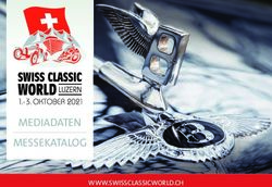 MEDIADATEN MESSEKATALOG - WWW.SWISSCLASSICWORLD.CH - Swiss Classic World