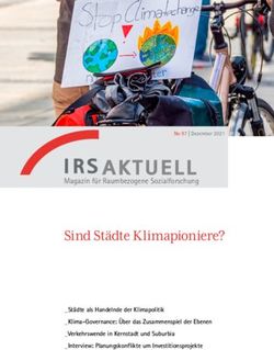 Sind St&auml;dte Klimapioniere? - Leibniz-Institut f&uuml;r Raumbezogene ...