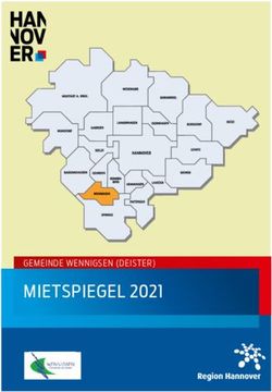 MIETSPIEGEL 2021 GEMEINDE WENNIGSEN (DEISTER) - Hannover.de