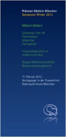 Pr&auml;natal-Medizin M&uuml;nchen Symposion Winter 2012 M&uuml;tter! M&uuml;tter!