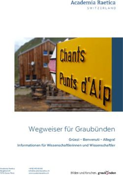 Wegweiser f&uuml;r Graub&uuml;nden - Gr&uuml;ezi - Benvenuti - Allegra! Informationen f&uuml;r Wissenschaftlerinnen und Wissenschaftler - Academia Raetica
