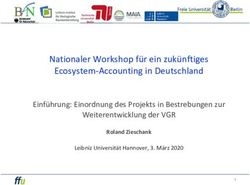 Nationaler Workshop f&uuml;r ein zuk&uuml;nftiges Ecosystem Accounting in Deutschland - Einf&uuml;hrung: Einordnung des Projekts in Bestrebungen zur ...