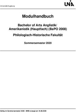 MODULHANDBUCH BACHELOR OF ARTS ANGLISTIK/ AMERIKANISTIK (HAUPTFACH) (BAPO 2008) PHILOLOGISCH-HISTORISCHE FAKULT&Auml;T - MODULHANDB&Uuml;CHER