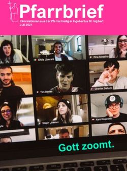 Pfarrbrief Informationen aus der Pfarrei Heiliger Ingobertus St. Ingbert Juli 2021