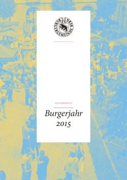 Burgerjahr 2015 - Burgergemeinde Bern