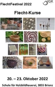 Flecht-Kurse FlechtFestival 2022 - korbflechten.ch
