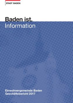 Baden ist. Information - Einwohnergemeinde Baden Gesch&auml;ftsbericht 2017 - Stadt Baden