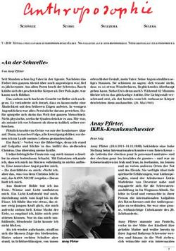 "An der Schwelle" - Anthroposophische ...