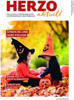 STREICHE UND IHRE FOLGEN - BÄUME FÜR MEHR KLIMASCHUTZ KARATE KIDS IN ACTION - DAS AKTUELLE STADTMAGAZIN FÜR HERZOGENAURACH UND UMGEBUNG - HERZOaktuell