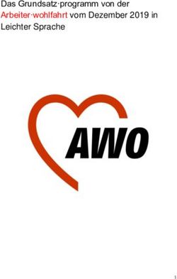 Das Grundsatz programm von der Arbeiter wohlfahrt vom Dezember 2019 in Leichter Sprache