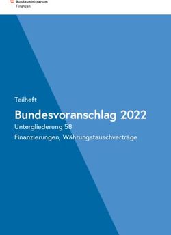 Bundesvoranschlag 2022 - Teilheft - Das Bundesministerium ...