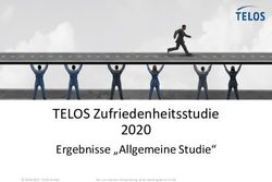 TELOS Zufriedenheitsstudie 2020 - Ergebnisse "Allgemeine Studie"