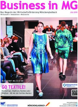 GO TEXTILE! BLICKPUNKT: MG ZIEHT AN - JULI 2019 - WFMG