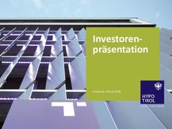 Investoren-pr&auml;sentation - Innsbruck, Februar 2020 - Hypo Tirol Bank AG