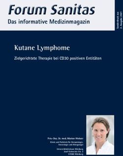 Kutane Lymphome Zielgerichtete Therapie bei CD30 positiven Entitäten