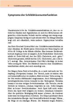 Symptome der Schilddrüsenunterfunktion