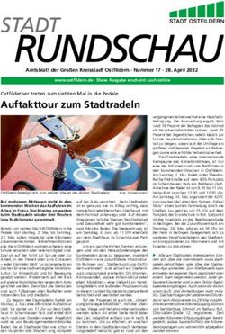 Auftakttour zum Stadtradeln - Stadt Ostfildern