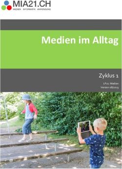 Medien im Alltag Zyklus 1 - LP21: Medien Version 08/2019 Version 08/2019 - MIA21