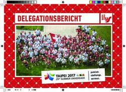 DELEGATIONSBERICHT - passion. challenge. success - Swiss University Sports
