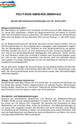 POLITISCHE GEMEINDE SENNWALD