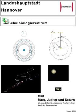 Landeshauptstadt Hannover - Mars, Jupiter und Saturn 19.84 - Schulbiologiezentrum ...