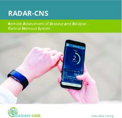 RADAR-CNS Remote Assessment of Disease and Relapse - Central Nervous System