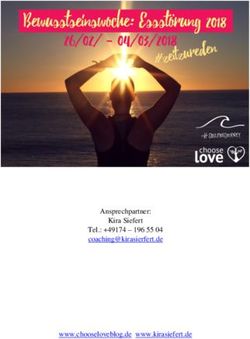 Ansprechpartner: Kira Siefert Tel.: +49174 - 196 55 04 www.chooseloveblog.de www.kirasiefert.de - Netzwerk Essst&ouml;rungen