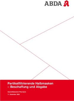 Partikelfiltrierende Halbmasken - Beschaffung und Abgabe - Gesch&auml;ftsbereich Pharmazie 11. Dezember 2020