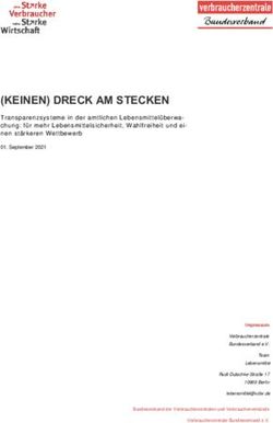 (KEINEN) DRECK AM STECKEN - Verbraucherzentrale ...