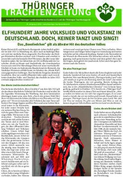 TH&Uuml;RINGER TRACHTENZEITUNG