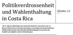 Politikverdrossenheit und Wahlenthaltung in Costa Rica
