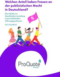 Welchen Anteil haben Frauen an der publizistischen Macht in Deutschland? - Eine Studie zur Geschlechterverteilung in journalistischen ...